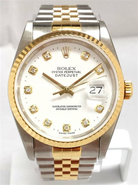 rolex 16233 day date 2006 numeri|rolex datejust 16233 white dial.